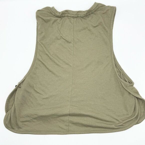 Gymshark Cropped Dolphin Slit Sleeveless Signature Shirt - US Women’s S - Picture 2 of 8